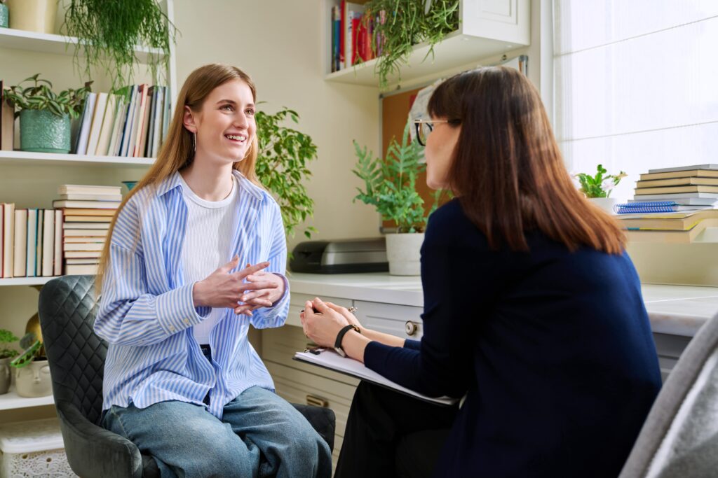 A woman discusses her experiences during franklin therapy